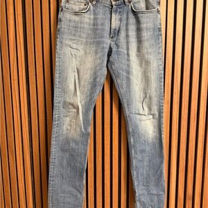 Theory Light Blue Straight Jeans
